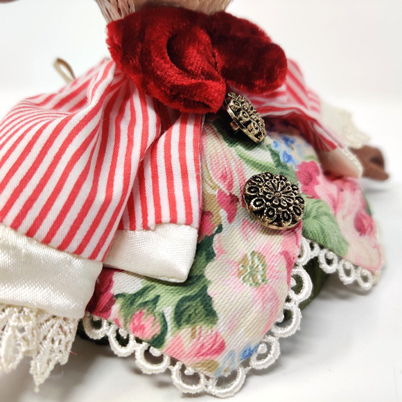 Wayne Kleski Katherines Collection Mouse Jar Glass Topper Country Rare Find - Picture 4 of 16